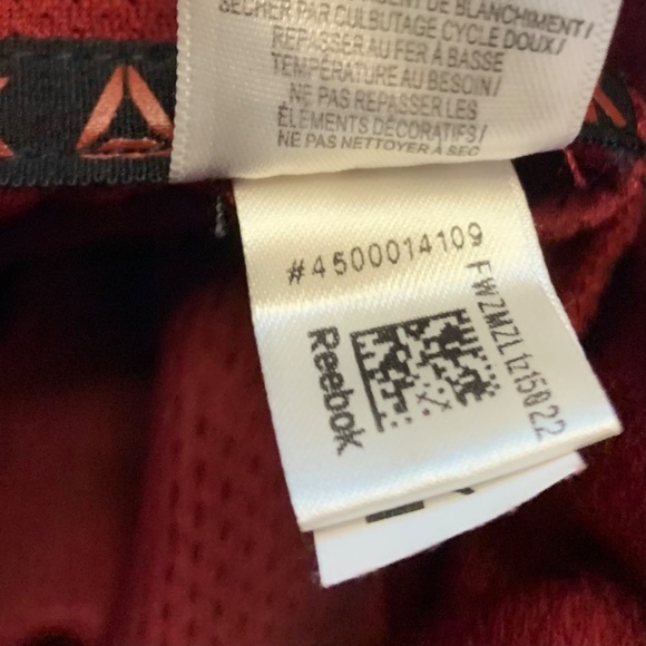 REEBOK Men’s Active mesh pullover/hoodie with pockets and drawstring neck - Picture 13 of 15